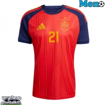 Spain Mikel Oyarzabal #21 Replica Home Shirt World Cup 2026 Short Sleeve